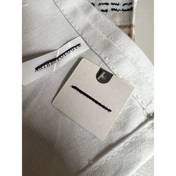 Anthropologie Breakfast With Santa Dish Towel 28” L x 21 “ W Single Towel - Picture 5 of 5